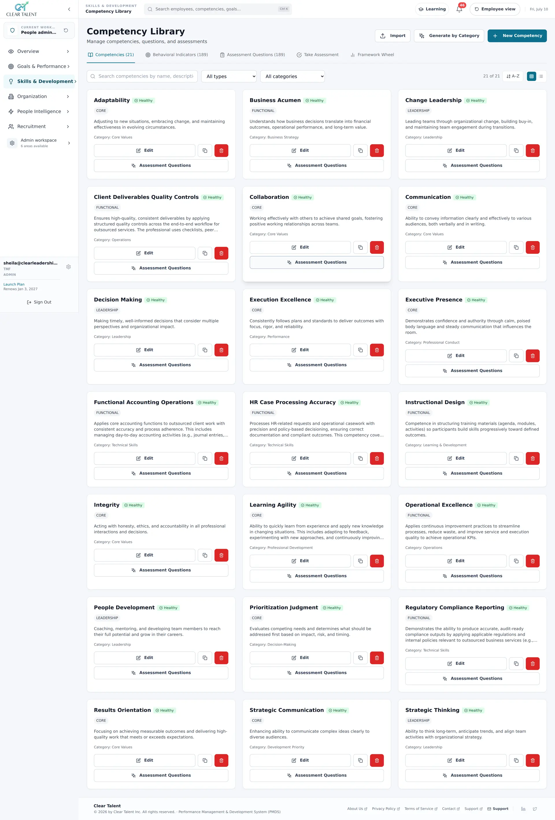 Competency Management Software — Competency Management
