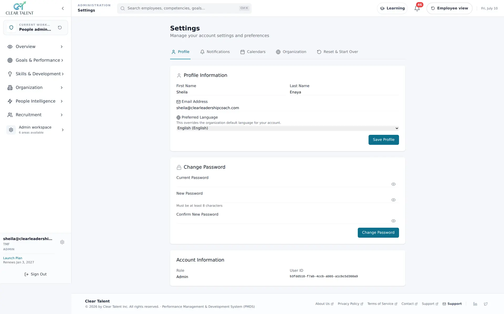 Comprehensive Settings